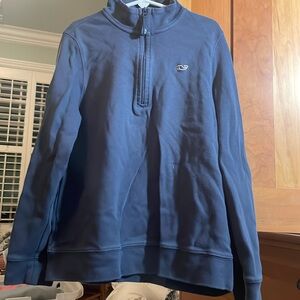 Vineyard Vines navy half zip size small 8-10